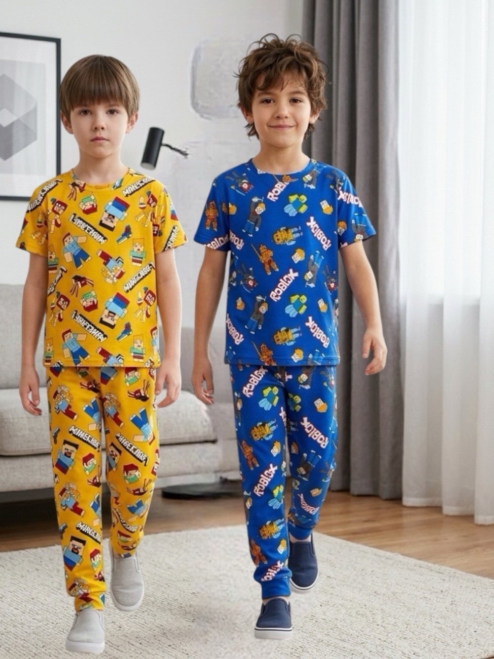Kids Shirt Pajama Set